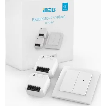 Relé Bezdrátový spínací set INELS Elko EP WSC-24-W CLASSIC 8288 (2x RFSAI-11B-SL + RFWB-40/G)