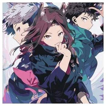 Set školních potřeb Malowanie po numerach - Mocna przyjaźń 40x40cm