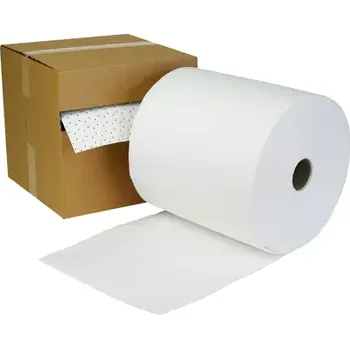 Sorbent HAPPY END Olejový sorpční koberec, lehký, MEDIUM, 40 cm × 50 m, 2x perforace - ORLMP 4050