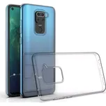 Silikonové pouzdro Coolcase Ultra Thin 0,5 mm na mobil Xiaomi Redmi Note 9 Čiré (Silikonový kryt či obal na mobilní telefon v průhledném provedení Xiaomi Redmi Note 9)
