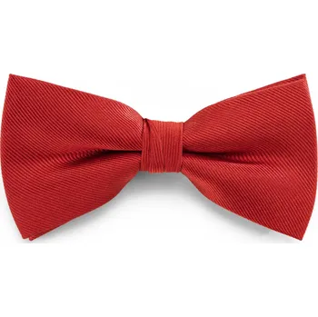 Červený předvázaný hedvábný keprový motýlek - Bohemian Revolt