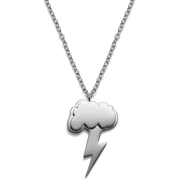 Náhrdelník Jaygee | Náhrdelník z nerezové oceli stříbrné barvy Blesk - Otsu