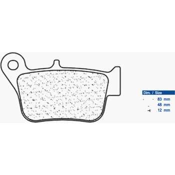 Brzdová destička CL BRAKES Brzdové destičky ze slinutého kovu - 3111MSC 3111MSC