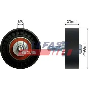 FAST Vratná/vodicí kladka, klínový žebrový řemen FT44544