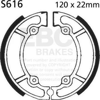 Brzda pro motocykl STANDARDNÍ BRZDOVÉ ČELISTI SUZUKI RM 250 1981-1983