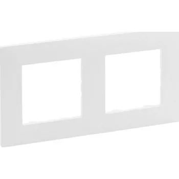 vypínač Legrand Niloé Step dvojrámeček bílá 863192