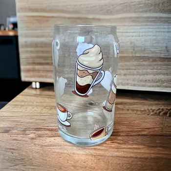 Sklenice Sklenička Coffee latte