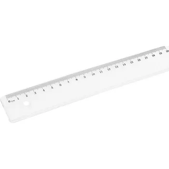 pravítka d.rect - pravítko 20 cm, čiré