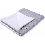 Maceshka Deka do kočárku Minky, puntík v šedé