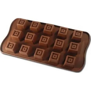 Forma na pečení Silicolove silikonová forma na pralinky - čtverce