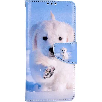 Pouzdro na mobilní telefon Pouzdro Motorola Edge 40 knížkové Štěňátko (kryt neboli obal na Motorola Edge 40)
