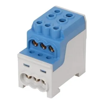 Hora eTec Svorkovnice pro rozdělení fází UVB 200 N 1P 080030-1-4 modrá 1006065