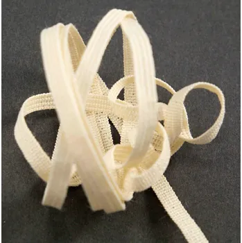 Stuha Poutková stuha - smetanová - šířka 0,6 cm