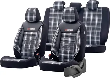 Potah sedadla Otom GTI Sport 807 univerzální autopotahy černé/šedé/bílé