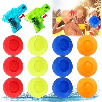 Vodní bomby opakovaně použitelné 12 ks + 2ks vodní pistolky