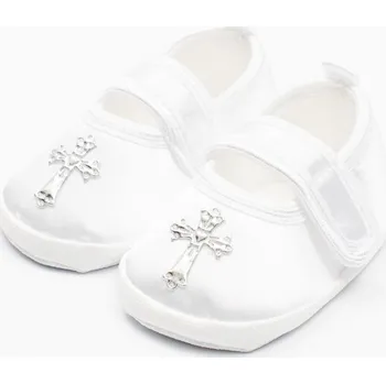 Capáčky Kojenecké saténové capáčky ke křtu New Baby 0-3 m 116/122