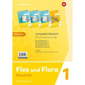 Německý jazyk Flex und Flora. Lernpaket Deutsch 1 (Schulausgangsschrift) Verbrauchsmaterial
