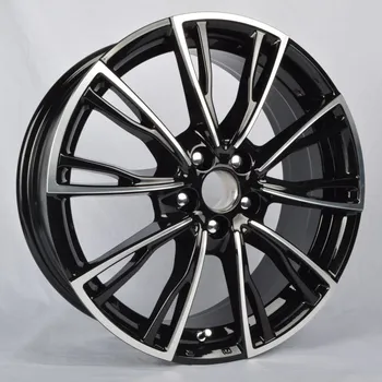 Plechové kolo WSP Disk LUGANO 17.0 7.0 Audi 5X100 Glossy Black Polished 57.10 43.00