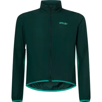 Cyklistická bunda Bunda cyklo Oakley Elements Pkble Velikost: XXL olivová/tyrkysová