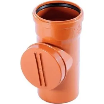 Kanalizační potrubí KGRE čistící kus DN 160 (OSMA KG 3969)