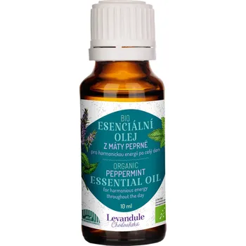 Rostlinný olej BIO Levandule Chodouňská BIO esenciální olej z máty peprné