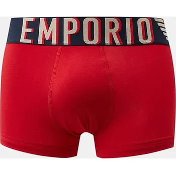 Boxerky Pánské boxerky 111389 4R516 červené - Emporio Armani S
