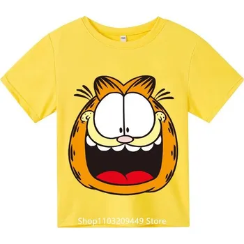 Čína Dětské bavlněné tričko - Garfield Barva: Žlutá, Velikost: 130/7-8 let