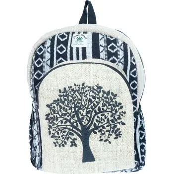 Městský batoh Etno batoh z konopí a bavlny Strom, Sittar