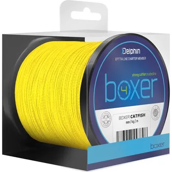Delphin BOXER 4 / fluo žlutá|0,60mm 52,6kg 150m