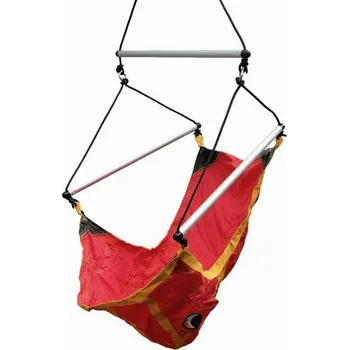 Houpací síť Ticket to the Moon závěsné křeslo pro děti Mini Moonchair burgundy/dark yellow