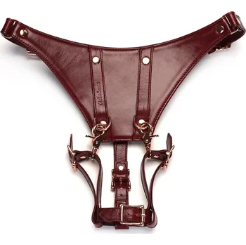 Postroj Liebe Seele Wine Red for Forced Orgasm vínový - s kupónem KUP15 cena 3969 Kč + extra diskrétní expedice