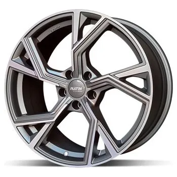 Alu kolo alu-kola PLATIN P100 Antracit 9x20, 5x112 ET20, Antracit matný leštěný