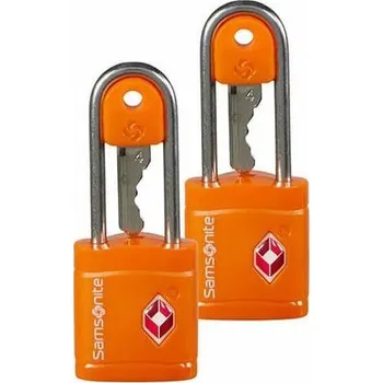 Visací zámek Samsonite sada zámků Key Lock TSA orange