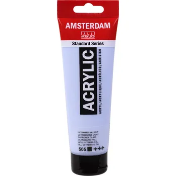 Vodová barva Akrylová barva Amsterdam Standard - 505 Ultramarine Light Objem: 120 ml