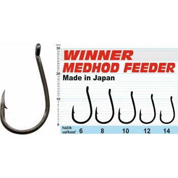 Rybářský háček Háček - Profi Method Feeder MF X7 / 10ks balení vel.14