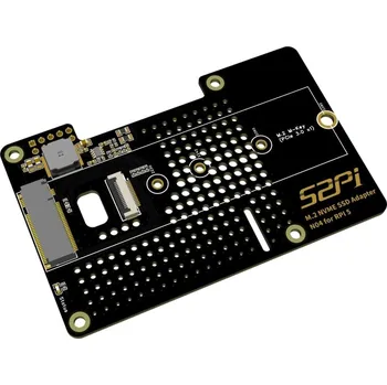 Stolní počítač 52Pi - N04 M.2 2280 PCIe na NVMe Top Extension Adaptér pro Raspberry Pi 5