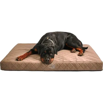 Pelíšek pro psa ORTOPEDICKÁ MATRACE ANADI ROYAL Z UMĚLÉ KŮŽE BÉŽOVÁ L-XL Velikost: L