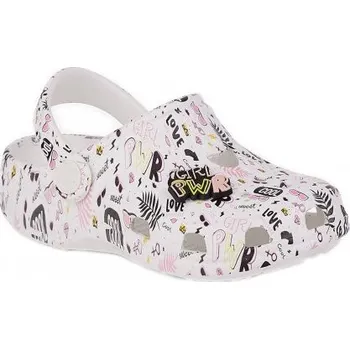 Boty do vody Coqui Dětské boty do vody 8114-265-3200 White girl pwr + amulet, 28/29