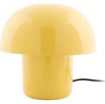 Lampička Present time Žlutá kovová stolní lampa Champignon mini
