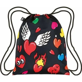 Školní batoh LOQI gymnastický batoh Pop Hearts