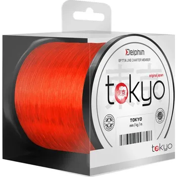 Monofil Delphin TOKYO oranžový|0,309mm 7,3kg 600m