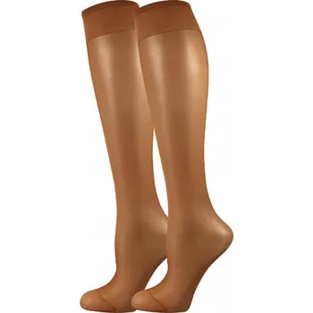 Podkolenky LADY knee-socks Lady B - tmavě hnědé, 35-41