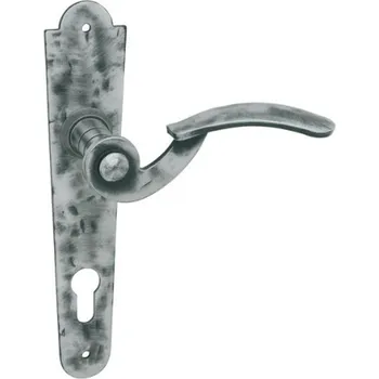 Dveřní kování TILLY - LR kovaná šedá - dveřní štítové kování 72 mm