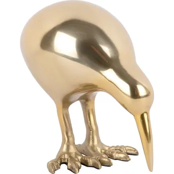 Zrcadlo Present time Zlatá kovová soška Kiwi 15,5 cm