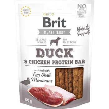 3x80g Brit Jerky Duck Protein Bar