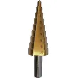 Vrták stupňovitý, do kovu 04-20 mm, TiN, HSS