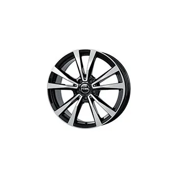 Auto-moto alu-kola RIAL M12 7.5x18, 5x112 ET44, leštěný+černý