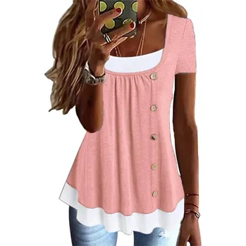 Dámská halenka Pletený halenka s koflíky Velikost: S, Barva (Varianta): Barevná 4