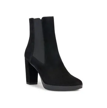 Dámské kozačky Polokozačky Geox D Walk Pleasure 85 D35TFC 00021 C9999 Černá 41