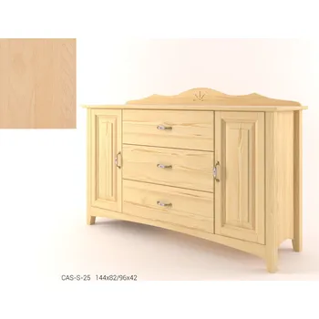 Komoda Stylová komoda kombinovaná široká - prádelník 2D+3Z CASTELLO B25 - Buk